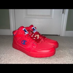 Men’s Champion Red High-Tops 10